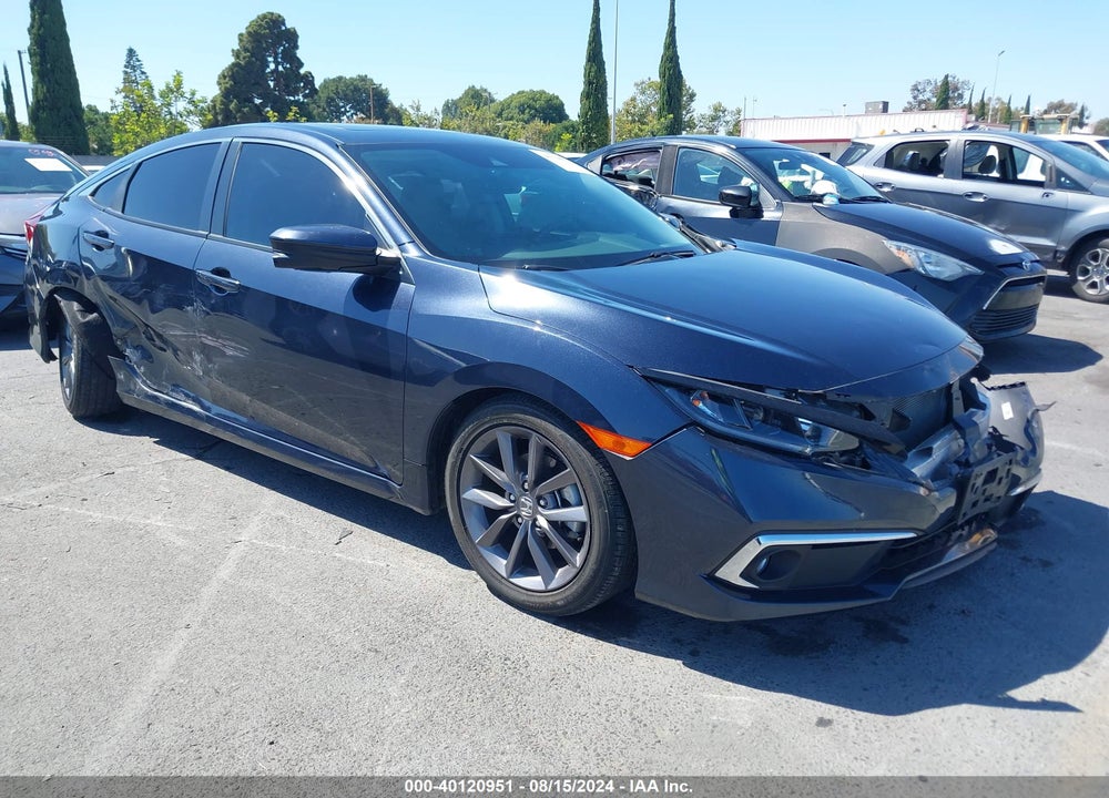 2021 HONDA CIVIC EX-L VIN: 19XFC1F7XME202918