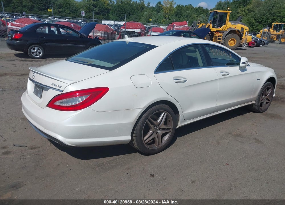 2012 MERCEDES-BENZ CLS 550 4MATIC VIN: WDDLJ9BB1CA052948