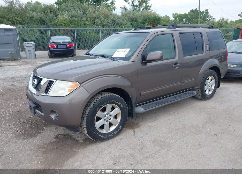 2008 NISSAN PATHFINDER SE VIN: 5N1AR18B08C621380