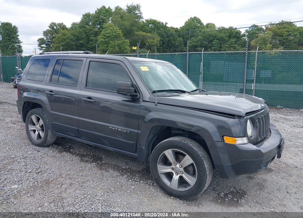 2016 JEEP PATRIOT HIGH ALTITUDE EDITION VIN: 1C4NJRFB4GD697644