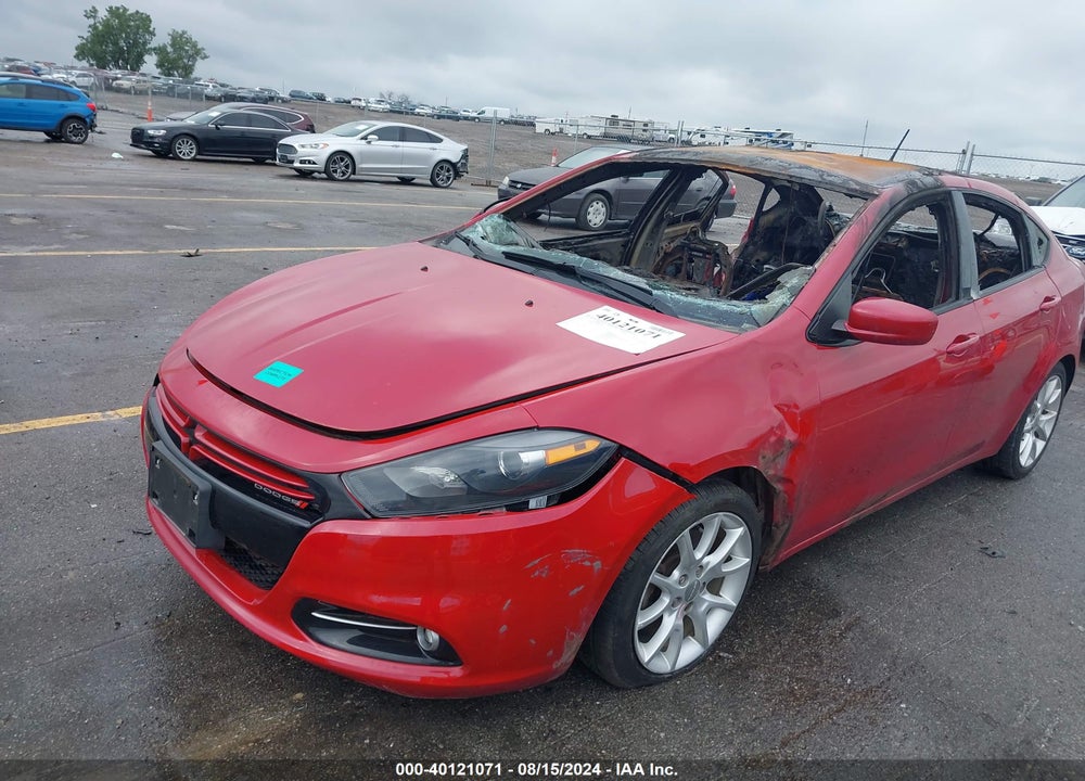 2013 DODGE DART RALLYE VIN: 1C3CDFBH4DD643249