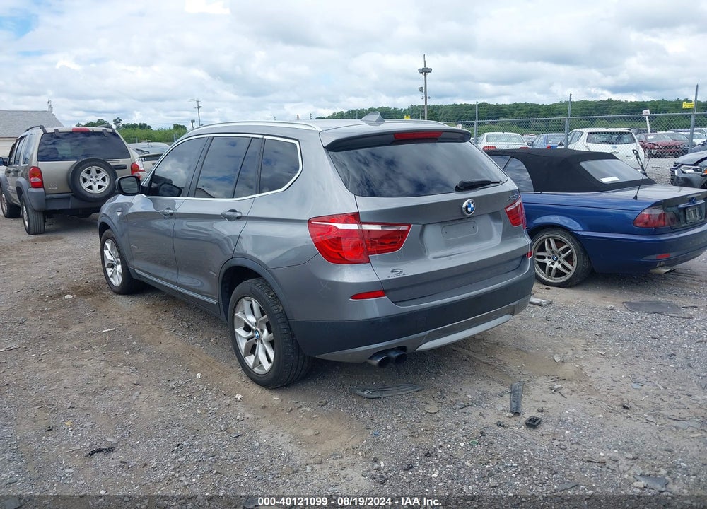 2011 BMW X3 XDRIVE35I VIN: 5UXWX7C52BL731342