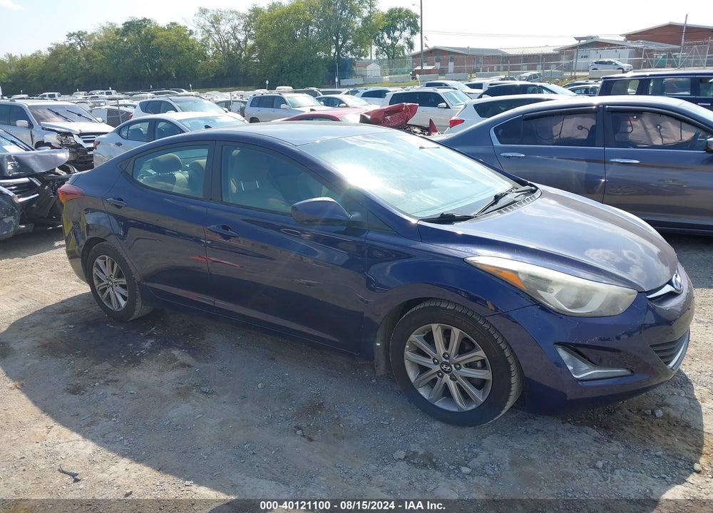 2014 HYUNDAI ELANTRA SE VIN: 5NPDH4AE2EH511358