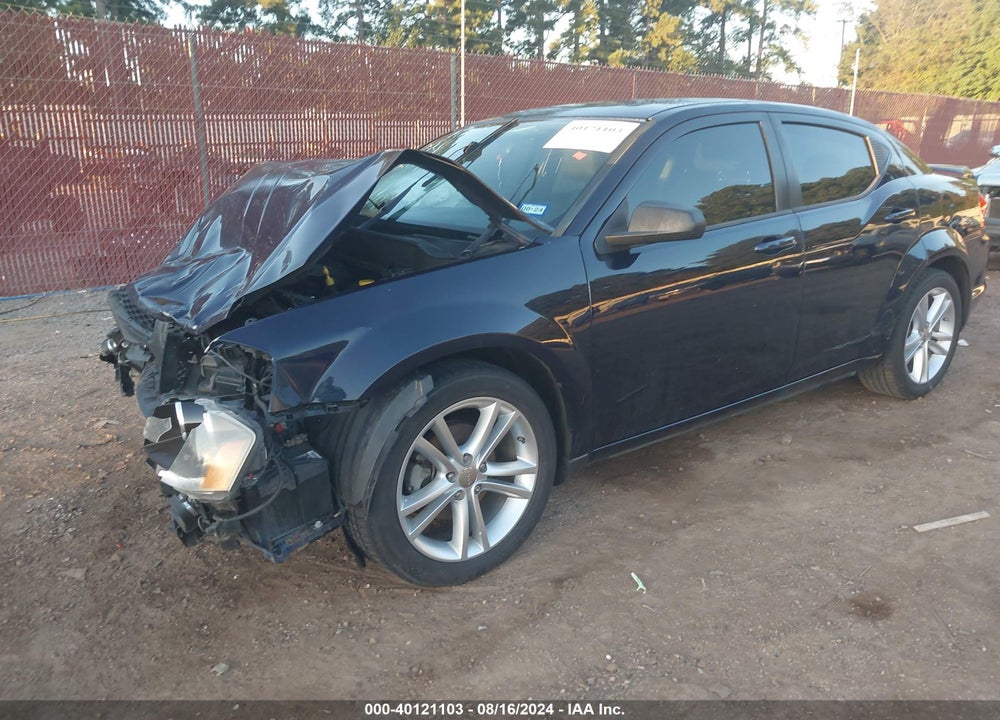 2014 DODGE AVENGER SE VIN: 1C3CDZAB8EN188674