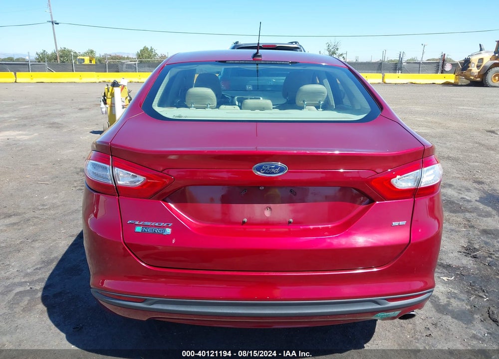 2014 FORD FUSION ENERGI SE LUXURY VIN: 3FA6P0PU5ER164615