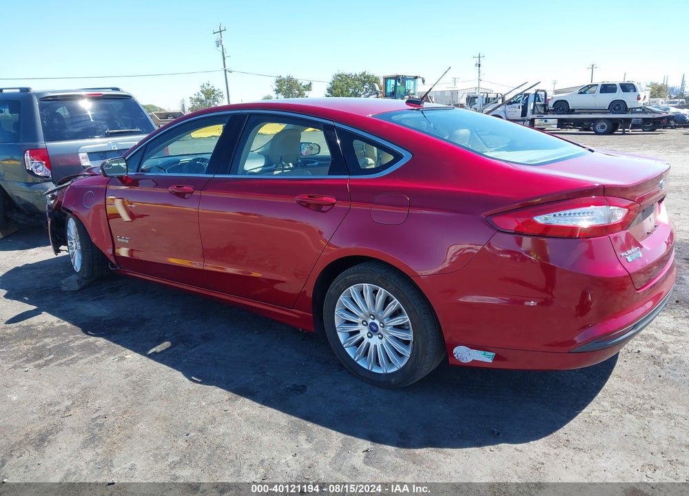2014 FORD FUSION ENERGI SE LUXURY VIN: 3FA6P0PU5ER164615