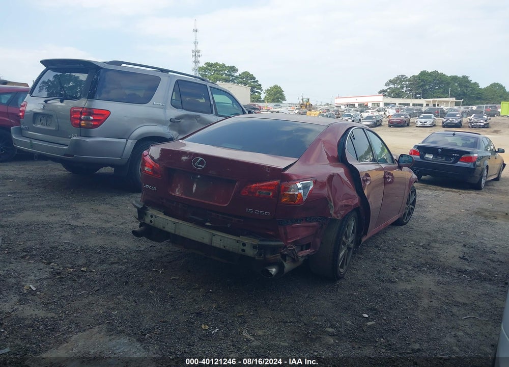 2006 LEXUS IS 250 VIN: JTHBK262362001579