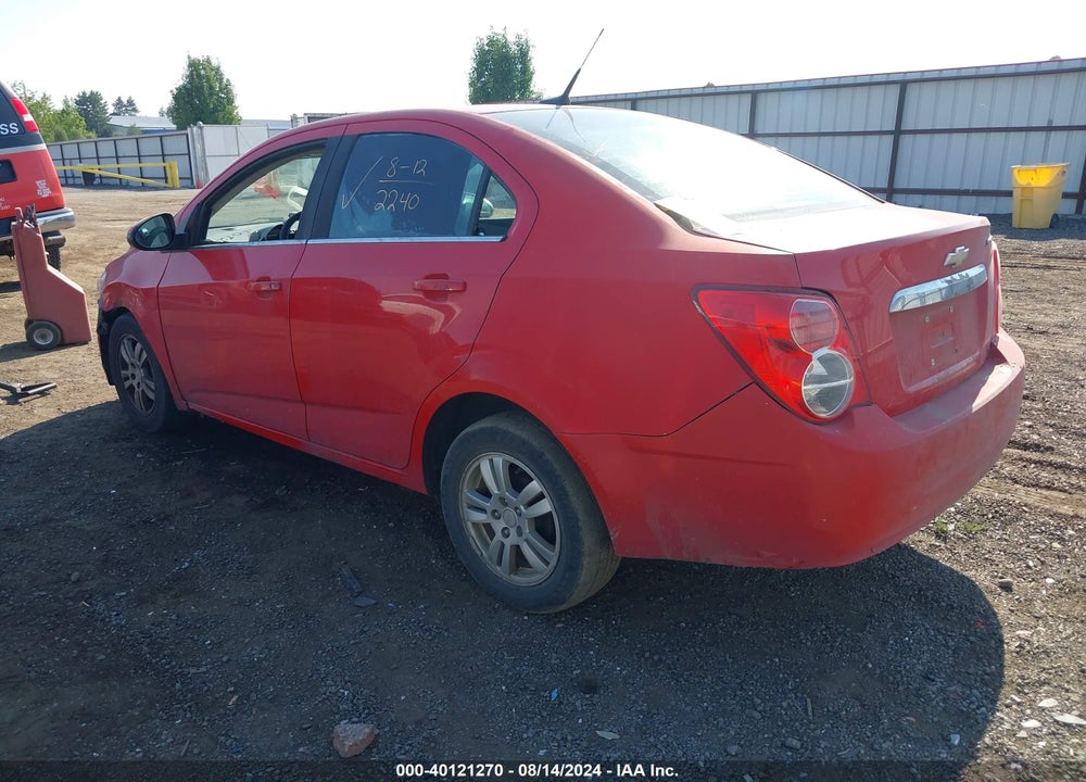2013 CHEVROLET SONIC LT AUTO VIN: 1G1JC5SG9D4171923