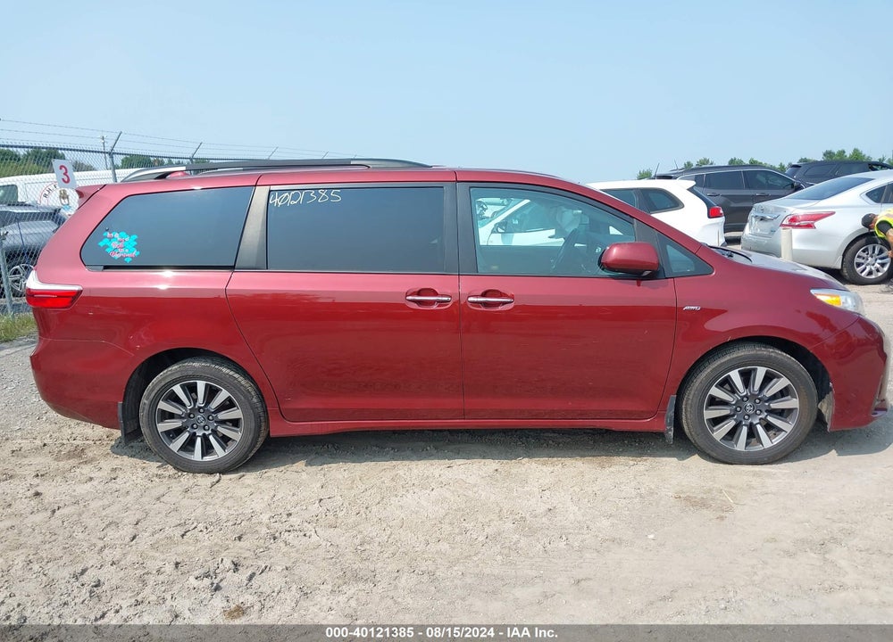 2019 TOYOTA SIENNA XLE VIN: 5TDDZ3DC4KS221839