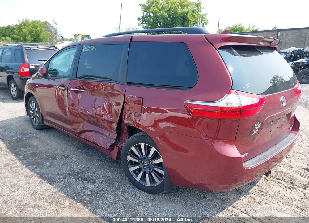 2019 TOYOTA SIENNA XLE VIN: 5TDDZ3DC4KS221839