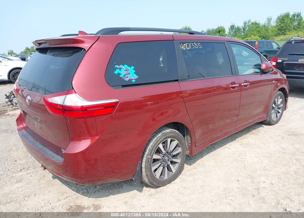 2019 TOYOTA SIENNA XLE VIN: 5TDDZ3DC4KS221839