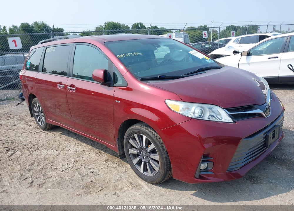 2019 TOYOTA SIENNA XLE VIN: 5TDDZ3DC4KS221839