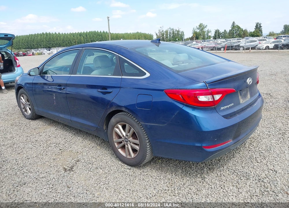 2016 HYUNDAI SONATA SE VIN: 5NPE24AFXGH285796