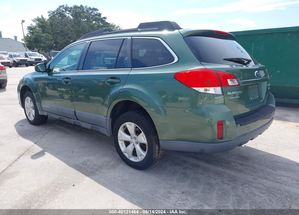 2011 SUBARU OUTBACK 2.5I PREMIUM VIN: 4S4BRBCC5B3361379
