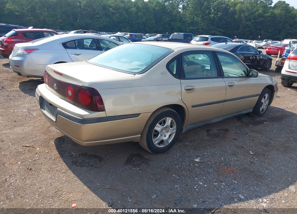 2004 CHEVROLET IMPALA VIN: 2G1WF52E949159070