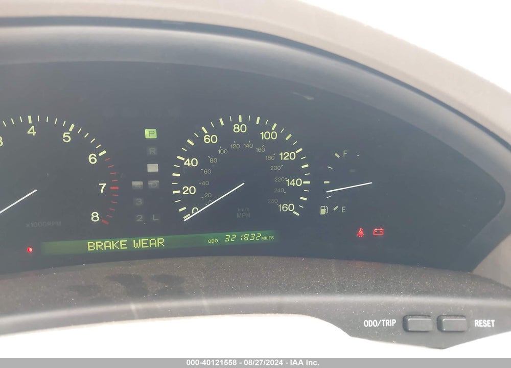 1998 LEXUS LS 400 VIN: JT8BH28F7W0118382