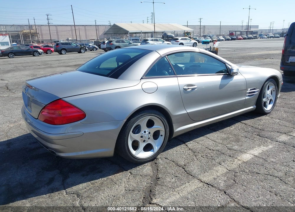 2005 MERCEDES-BENZ SL 500 VIN: WDBSK75F15F101821