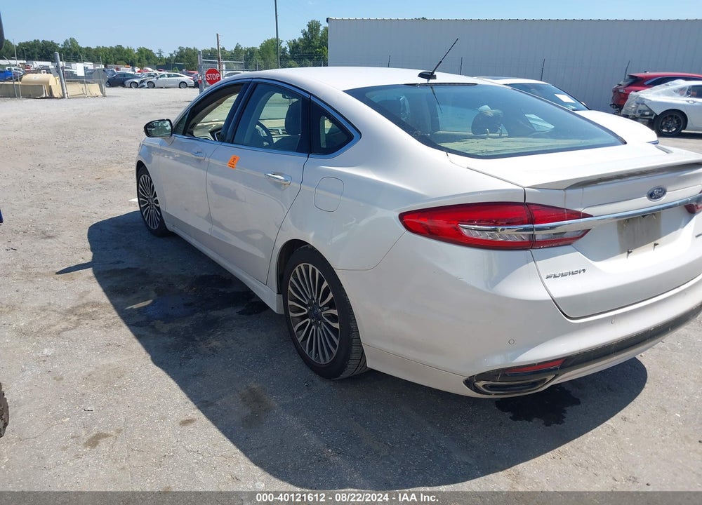 2017 FORD FUSION TITANIUM VIN: 3FA6P0K99HR118289