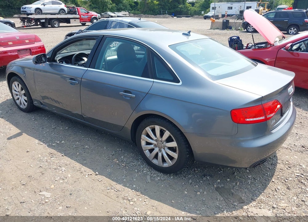 2012 AUDI A4 2.0T PREMIUM VIN: WAUBFAFL8CN003974