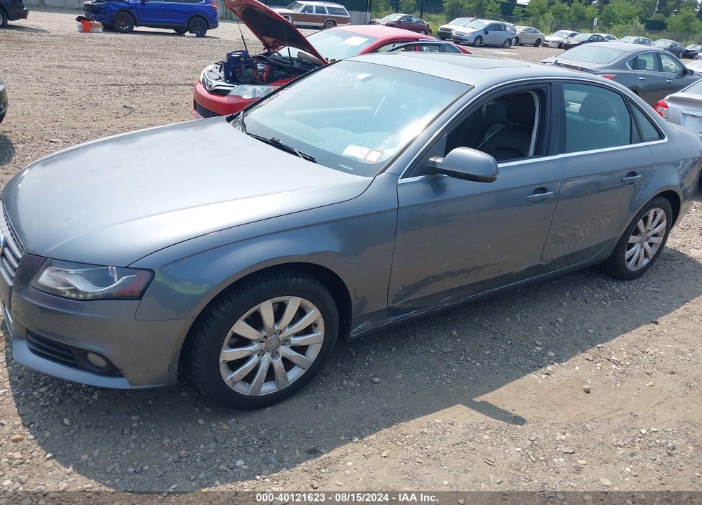 2012 AUDI A4 2.0T PREMIUM VIN: WAUBFAFL8CN003974