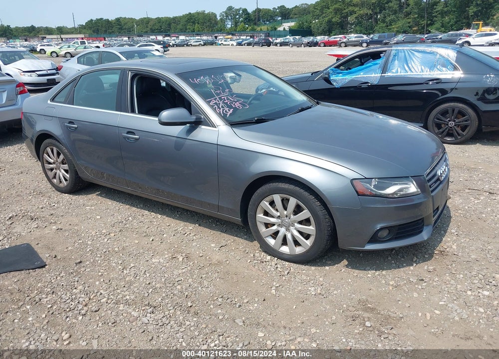 2012 AUDI A4 2.0T PREMIUM VIN: WAUBFAFL8CN003974