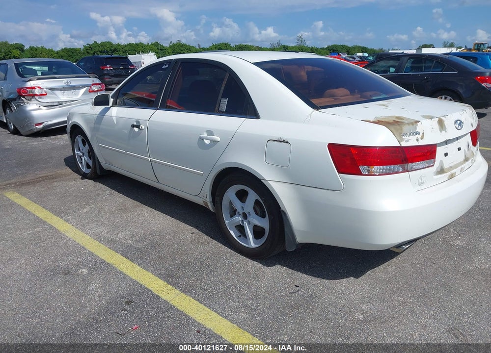 2007 HYUNDAI SONATA LIMITED/SE V6 VIN: 5NPEU46F37H208951
