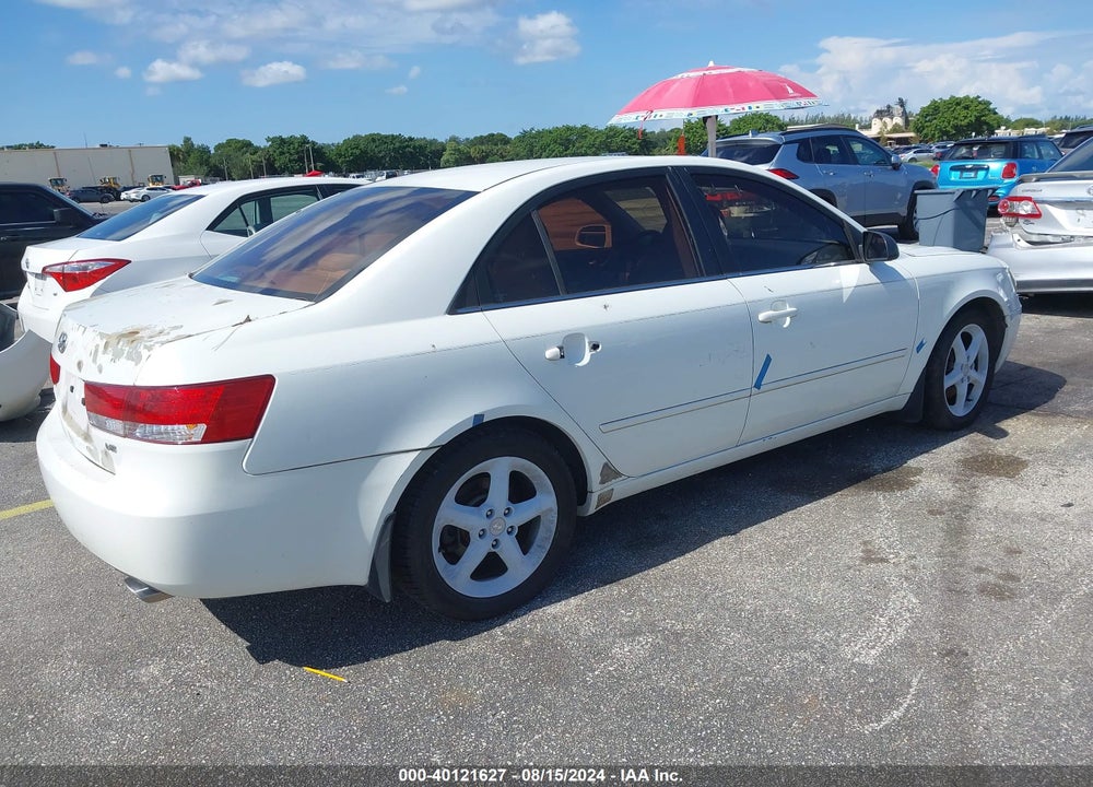 2007 HYUNDAI SONATA LIMITED/SE V6 VIN: 5NPEU46F37H208951