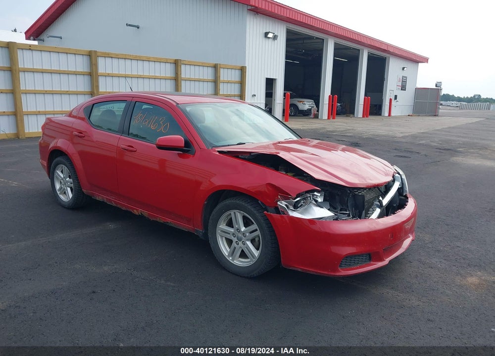 2011 DODGE AVENGER MAINSTREET VIN: 1B3BD1FB4BN509107