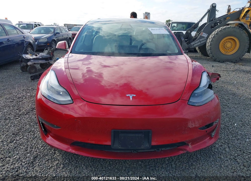 2021 TESLA MODEL 3 LONG RANGE DUAL MOTOR ALL-WHEEL DRIVE VIN: 5YJ3E1EB7MF055342