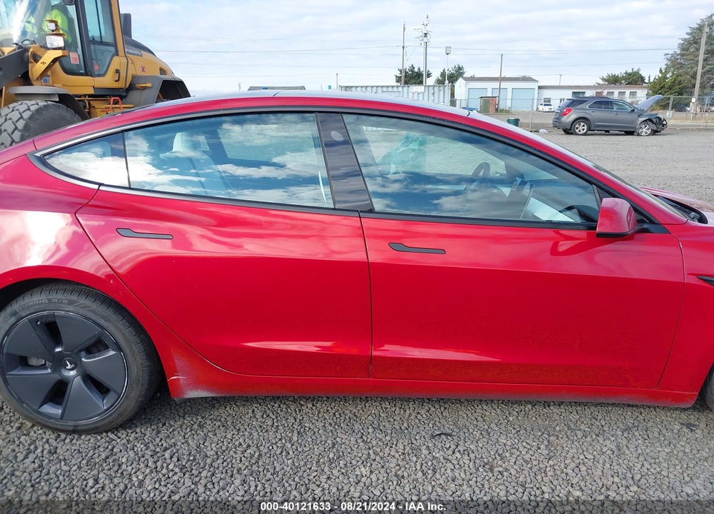 2021 TESLA MODEL 3 LONG RANGE DUAL MOTOR ALL-WHEEL DRIVE VIN: 5YJ3E1EB7MF055342