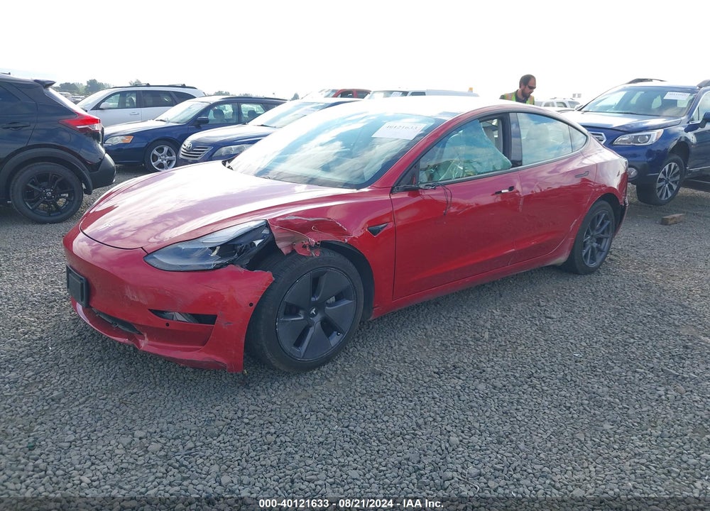 2021 TESLA MODEL 3 LONG RANGE DUAL MOTOR ALL-WHEEL DRIVE VIN: 5YJ3E1EB7MF055342