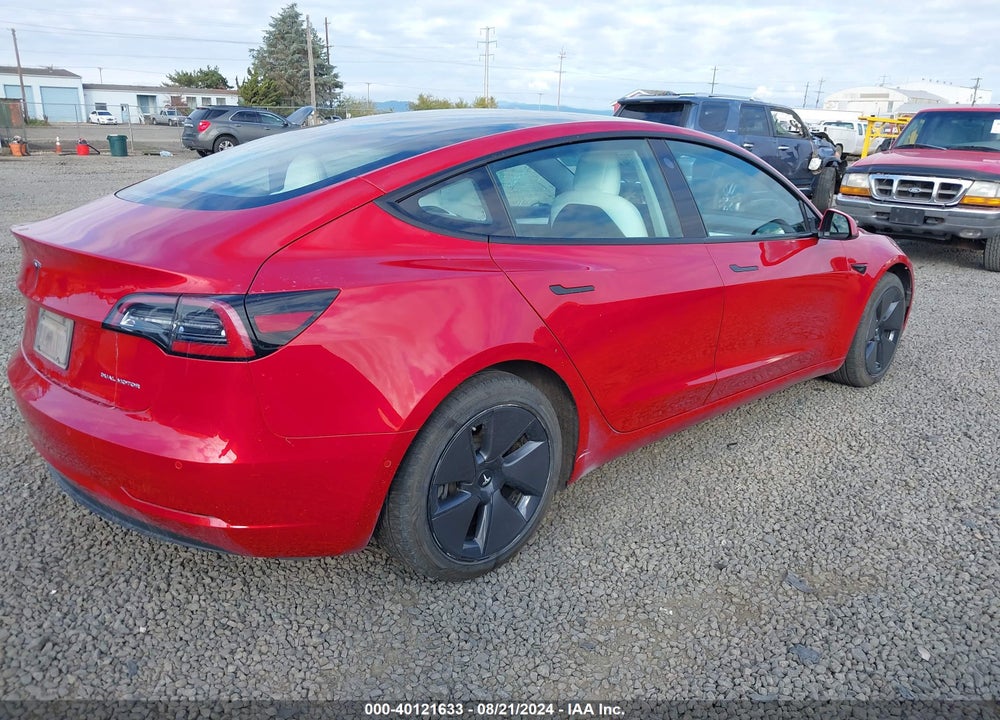 2021 TESLA MODEL 3 LONG RANGE DUAL MOTOR ALL-WHEEL DRIVE VIN: 5YJ3E1EB7MF055342