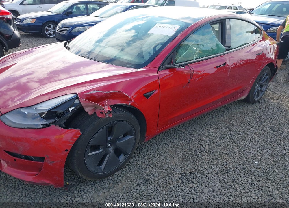 2021 TESLA MODEL 3 LONG RANGE DUAL MOTOR ALL-WHEEL DRIVE VIN: 5YJ3E1EB7MF055342