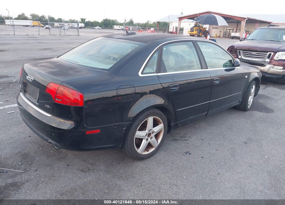 2005 AUDI A4 2.0T VIN: WAUAF78E25A535194