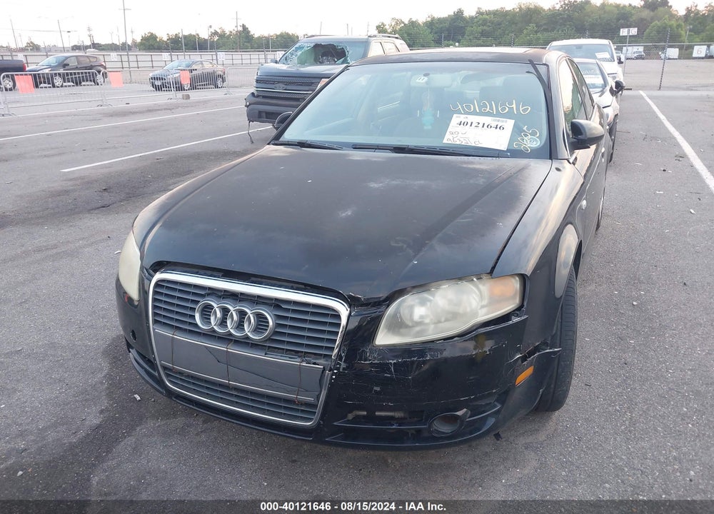 2005 AUDI A4 2.0T VIN: WAUAF78E25A535194
