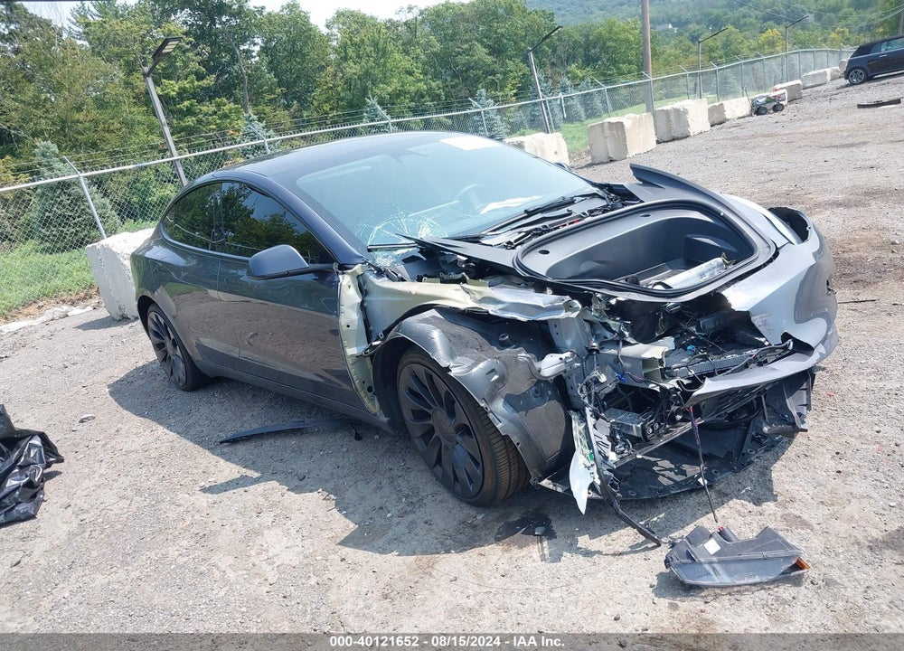 2023 TESLA MODEL 3 PERFORMANCE DUAL MOTOR ALL-WHEEL DRIVE VIN: 5YJ3E1EC5PF595284