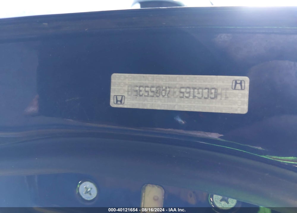 2002 HONDA ACCORD 3.0 EX VIN: 1HGCG16532A055350