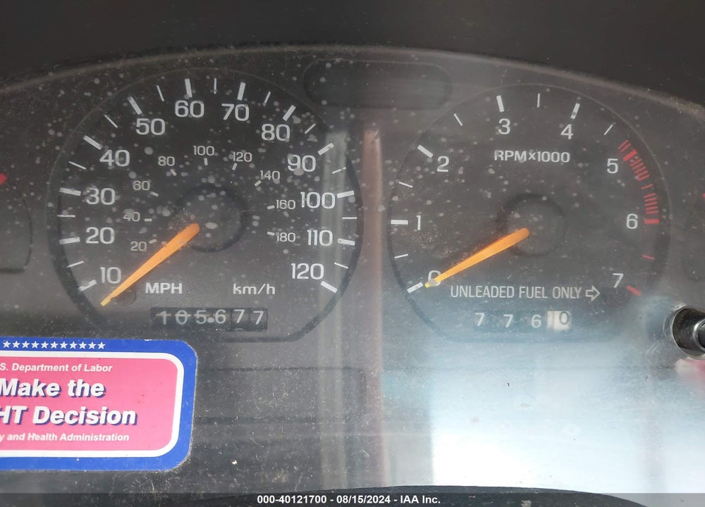 1996 FORD MUSTANG VIN: 1FALP4048TF210128