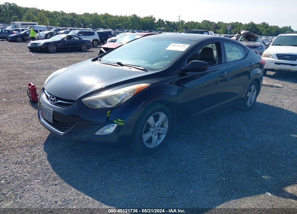 2012 HYUNDAI ELANTRA VIN: KMHDH4AE3CU341669