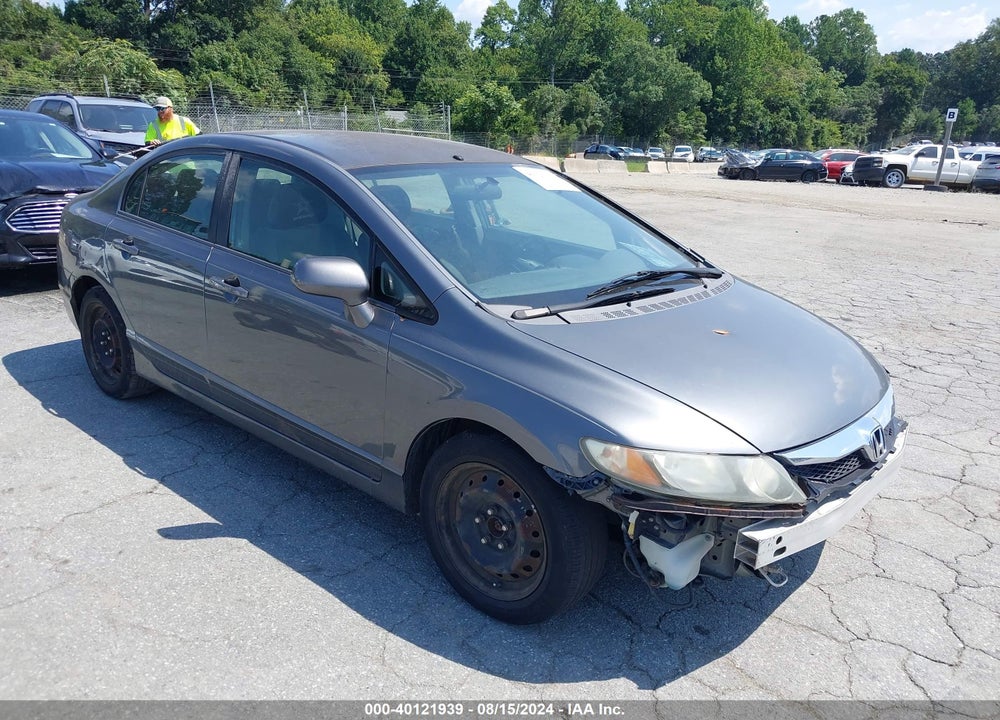 2009 HONDA CIVIC LX VIN: 2HGFA16549H314938