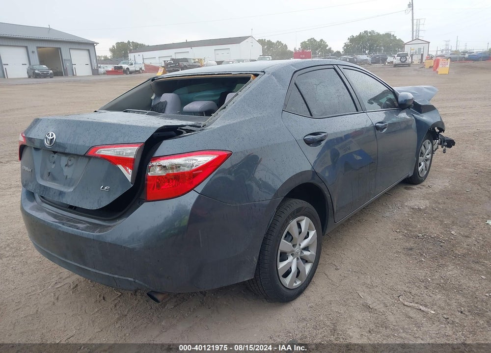2015 TOYOTA COROLLA LE VIN: 2T1BURHE5FC279607