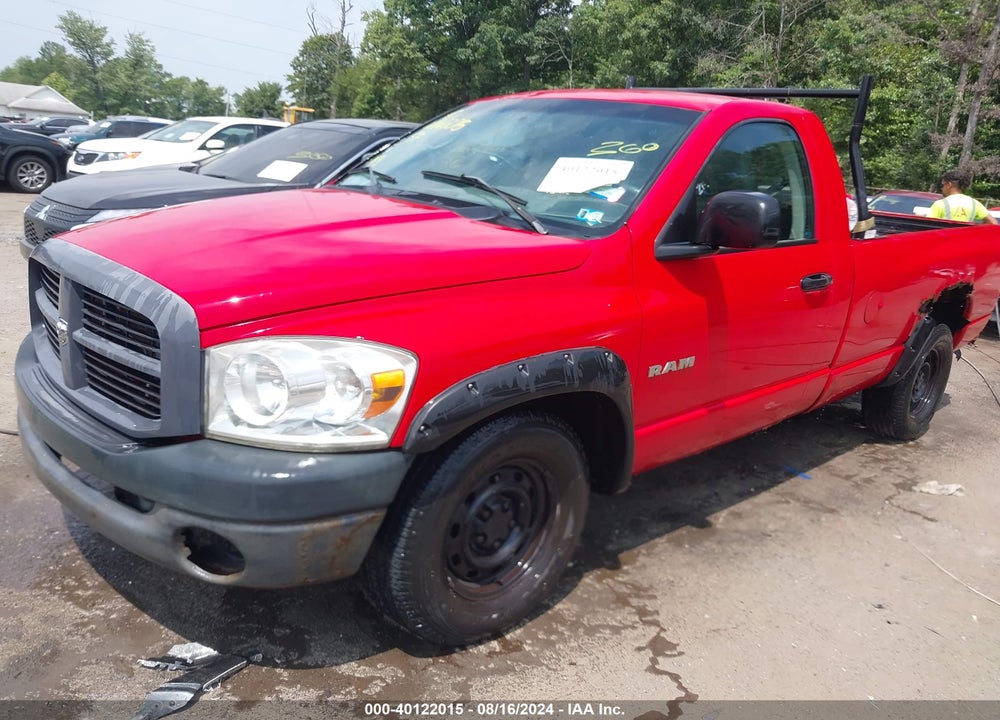 2008 DODGE RAM 1500 ST/SXT VIN: 1D7HA16N98J181443