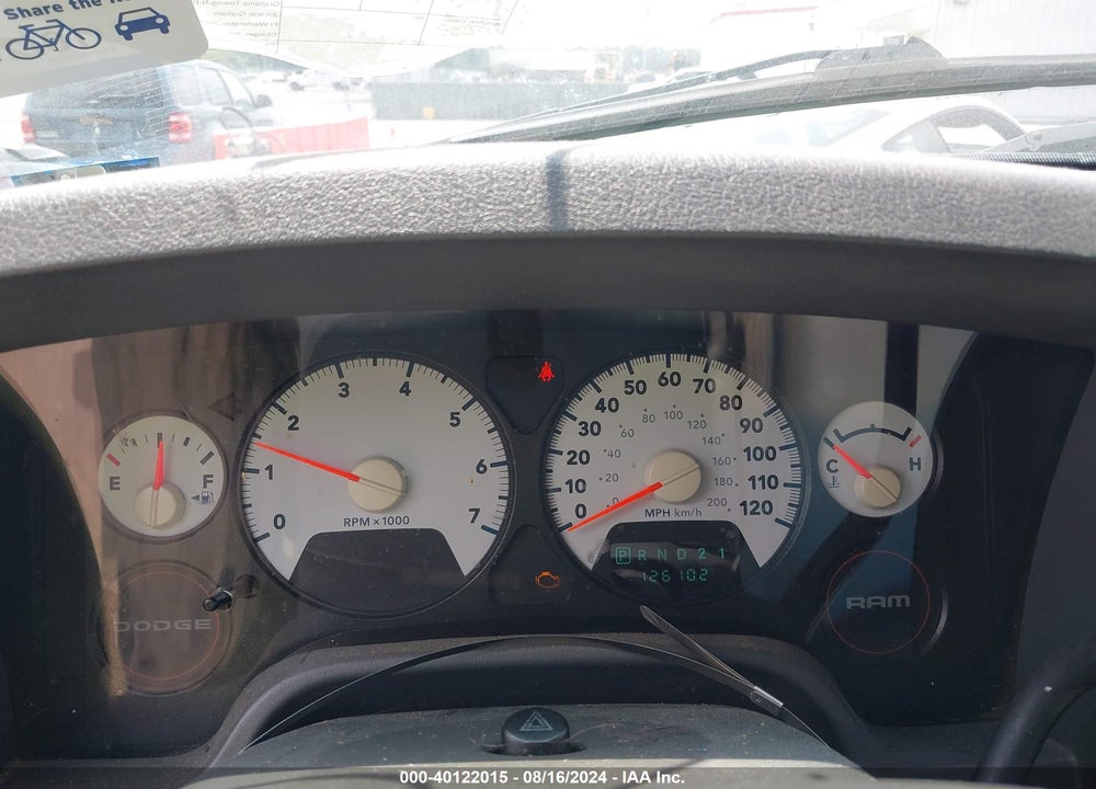 2008 DODGE RAM 1500 ST/SXT VIN: 1D7HA16N98J181443