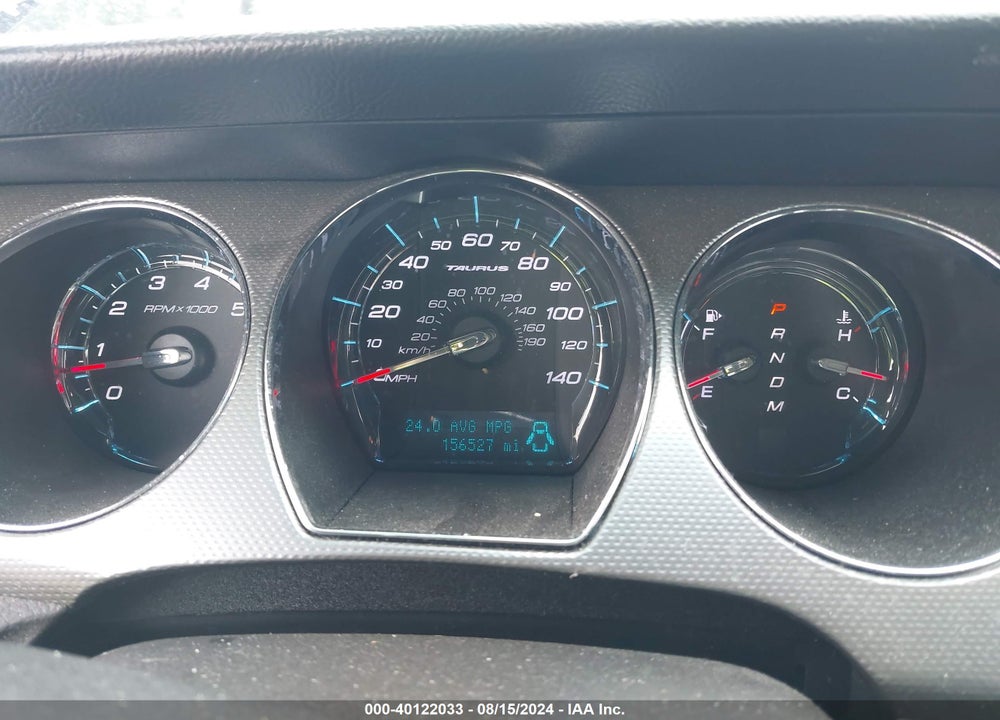 2012 FORD TAURUS SEL VIN: 1FAHP2EW0CG116176