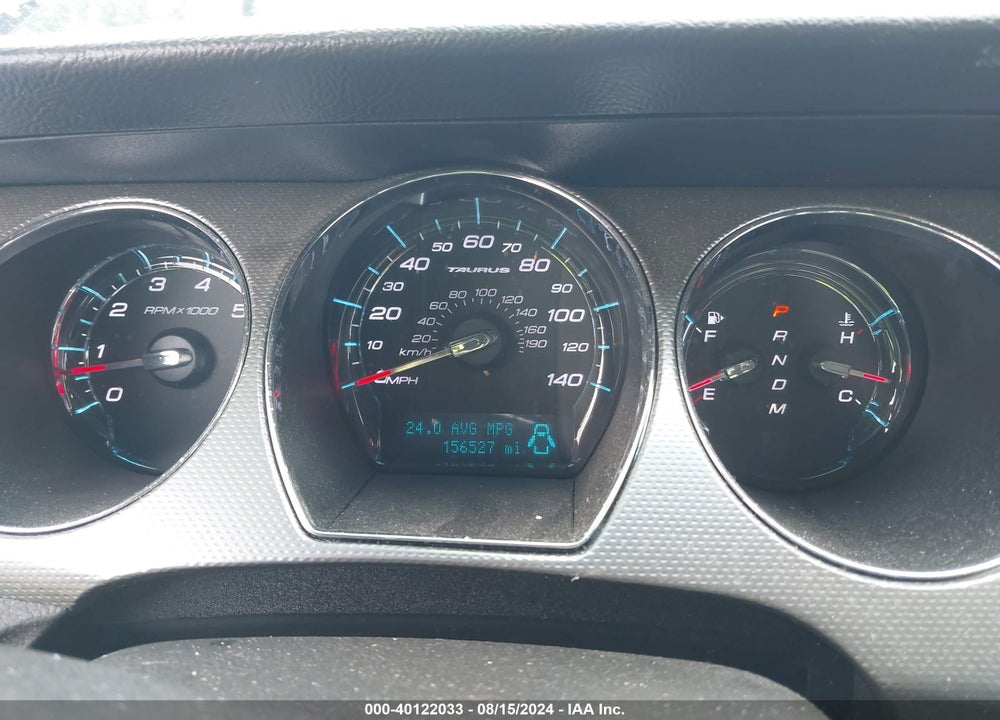2012 FORD TAURUS SEL VIN: 1FAHP2EW0CG116176