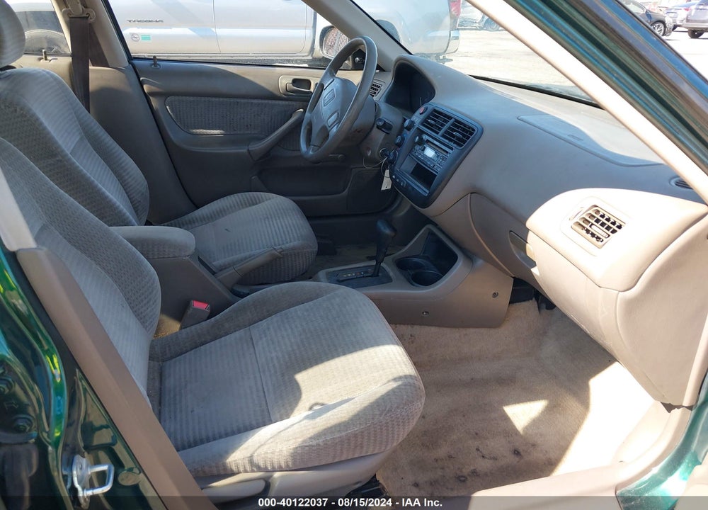 2000 HONDA CIVIC VALUE PACKAGE VIN: 2HGEJ6610YH594040