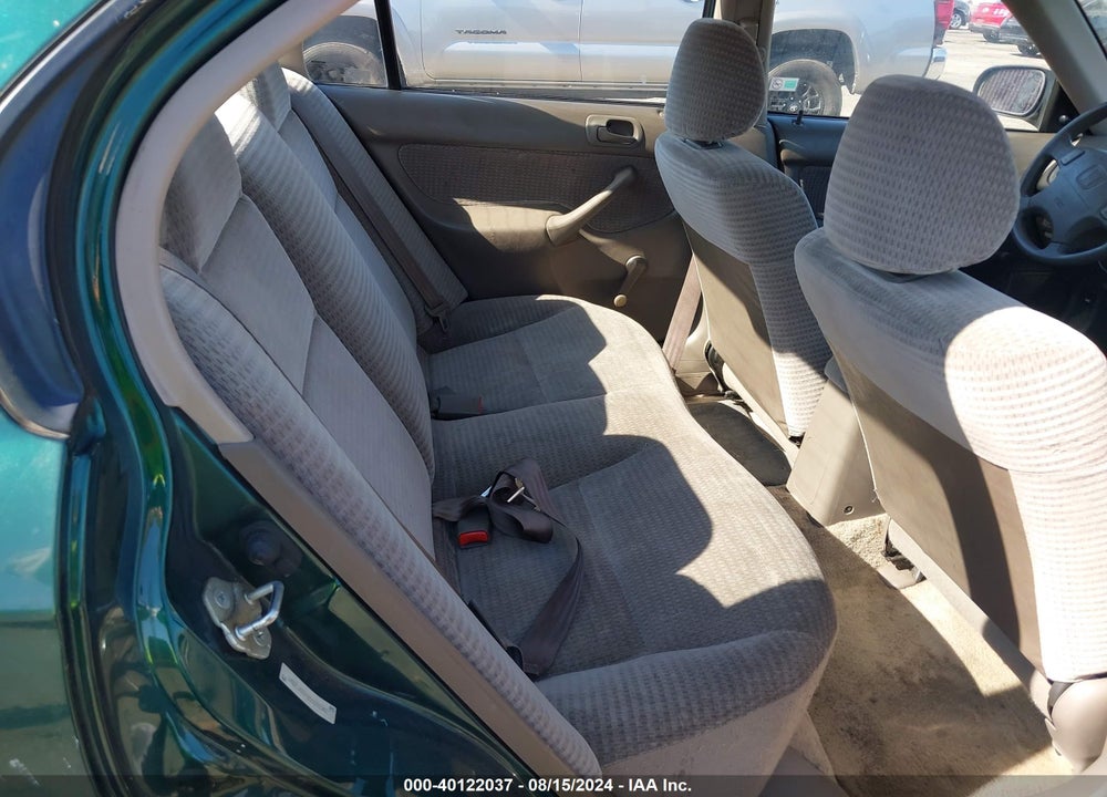2000 HONDA CIVIC VALUE PACKAGE VIN: 2HGEJ6610YH594040