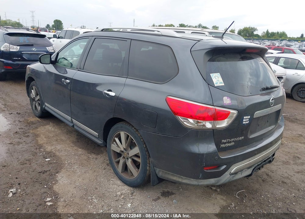 2013 NISSAN PATHFINDER PLATINUM VIN: 5N1AR2MM2DC642528