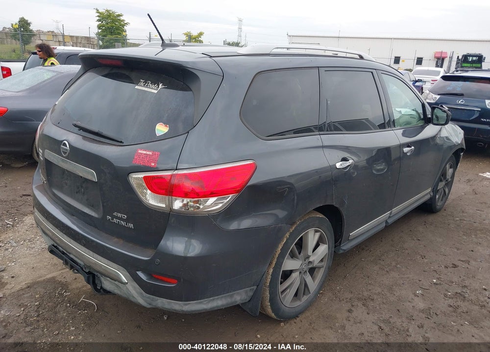 2013 NISSAN PATHFINDER PLATINUM VIN: 5N1AR2MM2DC642528