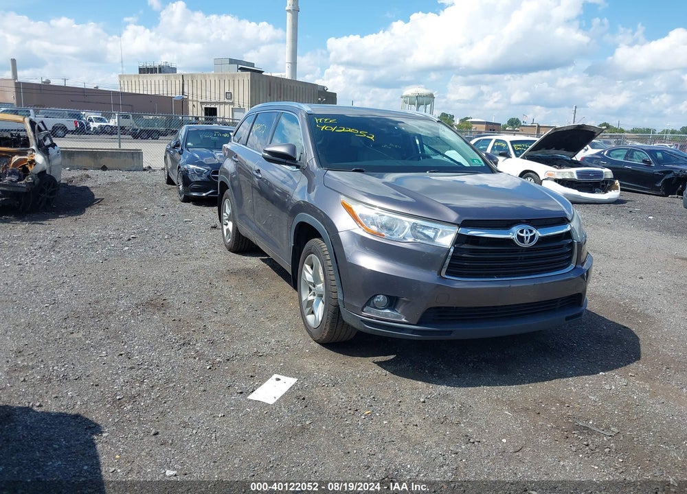 2014 TOYOTA HIGHLANDER LIMITED V6 VIN: 5TDDKRFH7ES027052